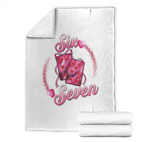 Playing Cards 67 Of Hearts Throw Blanket Six Seven Valentine Meme