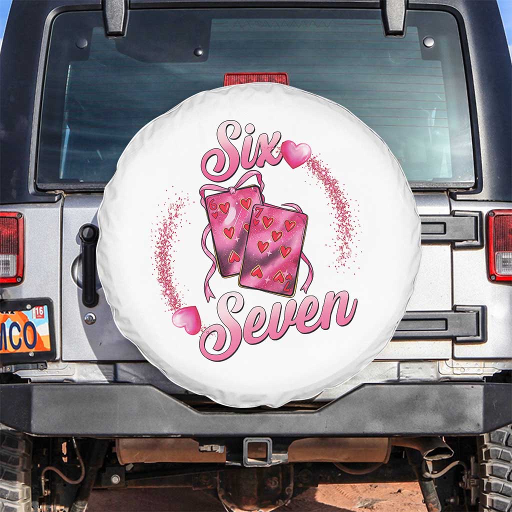 Playing Cards 67 Of Hearts Spare Tire Cover Six Seven Valentine Meme