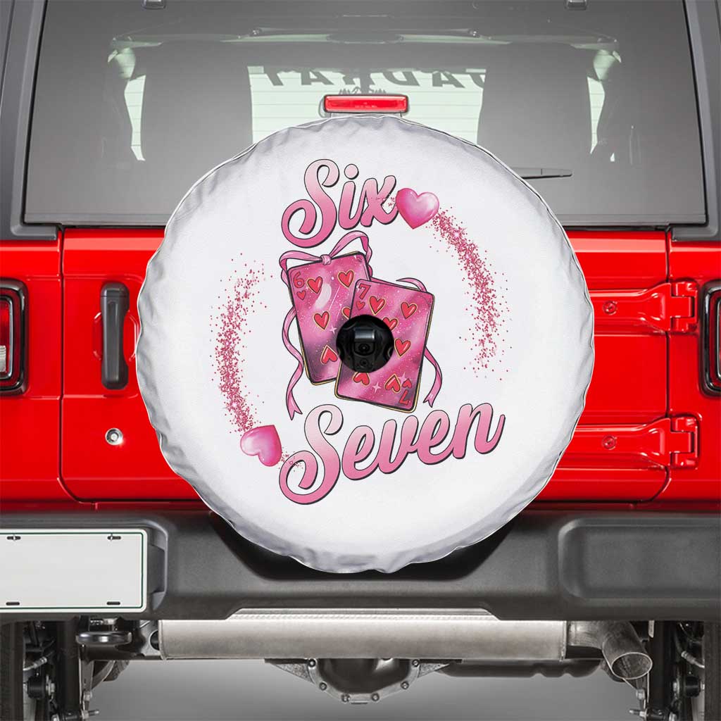 Playing Cards 67 Of Hearts Spare Tire Cover Six Seven Valentine Meme