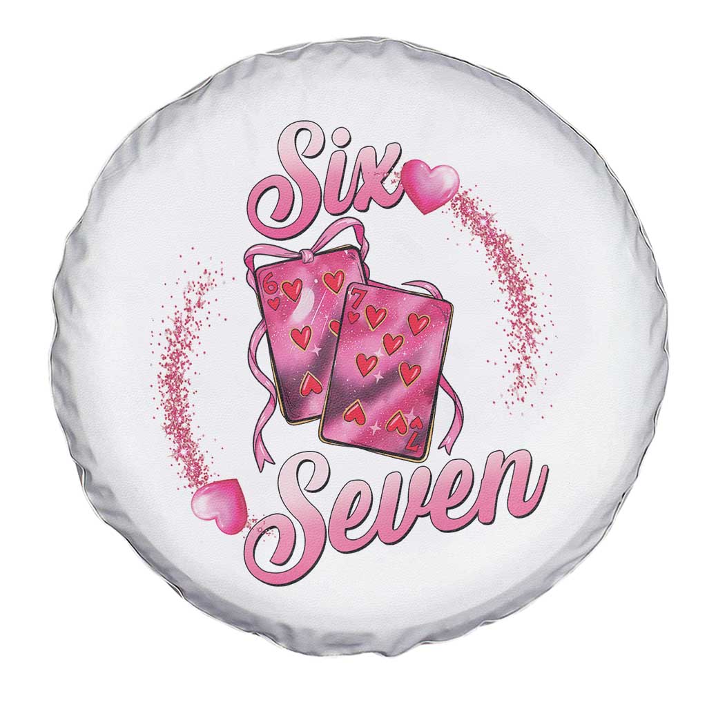 Playing Cards 67 Of Hearts Spare Tire Cover Six Seven Valentine Meme