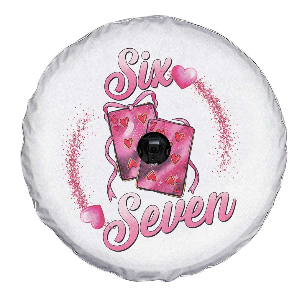 Playing Cards 67 Of Hearts Spare Tire Cover Six Seven Valentine Meme