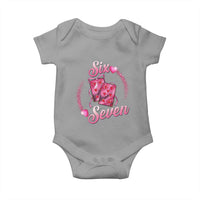 Playing Cards 67 Of Hearts Baby Onesie Six Seven Valentine Meme