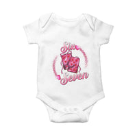 Playing Cards 67 Of Hearts Baby Onesie Six Seven Valentine Meme