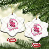 Playing Cards 67 Of Hearts Ceramic Ornament Six Seven Valentine Meme