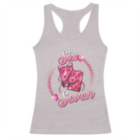 Playing Cards 67 Of Hearts Racerback Tank Top Six Seven Valentine Meme
