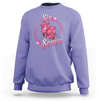 Playing Cards 67 Of Hearts Sweatshirt Six Seven Valentine Meme
