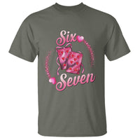 Playing Cards 67 Of Hearts T Shirt Six Seven Valentine Meme