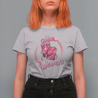 Playing Cards 67 Of Hearts T Shirt For Women Six Seven Valentine Meme