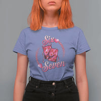 Playing Cards 67 Of Hearts T Shirt For Women Six Seven Valentine Meme