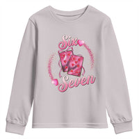 Playing Cards 67 Of Hearts Youth Sweatshirt Six Seven Valentine Meme
