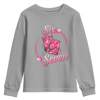 Playing Cards 67 Of Hearts Youth Sweatshirt Six Seven Valentine Meme