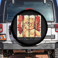 Retro Cupid Says Six Seven Spare Tire Cover 67 Valentines Day