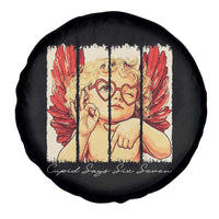 Retro Cupid Says Six Seven Spare Tire Cover 67 Valentines Day