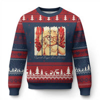 Retro Cupid Says Six Seven Ugly Christmas Sweater 67 Valentines Day