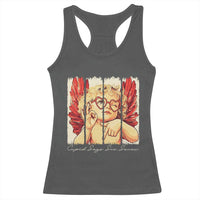 Retro Cupid Says Six Seven Racerback Tank Top 67 Valentines Day