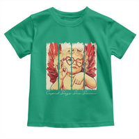 Retro Cupid Says Six Seven Toddler T Shirt 67 Valentines Day