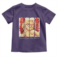 Retro Cupid Says Six Seven Toddler T Shirt 67 Valentines Day