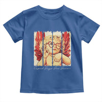 Retro Cupid Says Six Seven Toddler T Shirt 67 Valentines Day