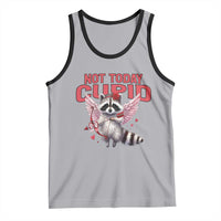 Funny Raccoon Cupid Anti Valentine Tank Top Not Today Cupid