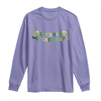 Lets Get Lucked Up Long Sleeve Shirt St Patricks Day Drinking
