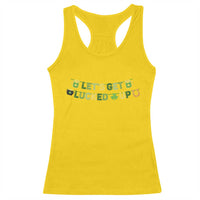 Lets Get Lucked Up Racerback Tank Top St Patricks Day Drinking