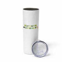 Lets Get Lucked Up Skinny Tumbler St Patricks Day Drinking