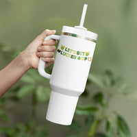 Lets Get Lucked Up Tumbler With Handle St Patricks Day Drinking