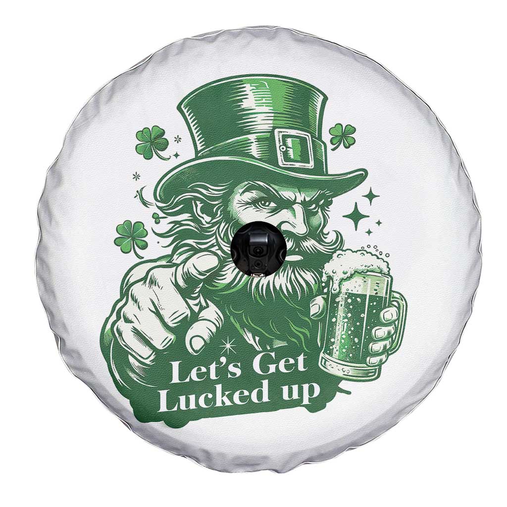 Lets Get Lucked Up Spare Tire Cover St Patricks Day Party Humor