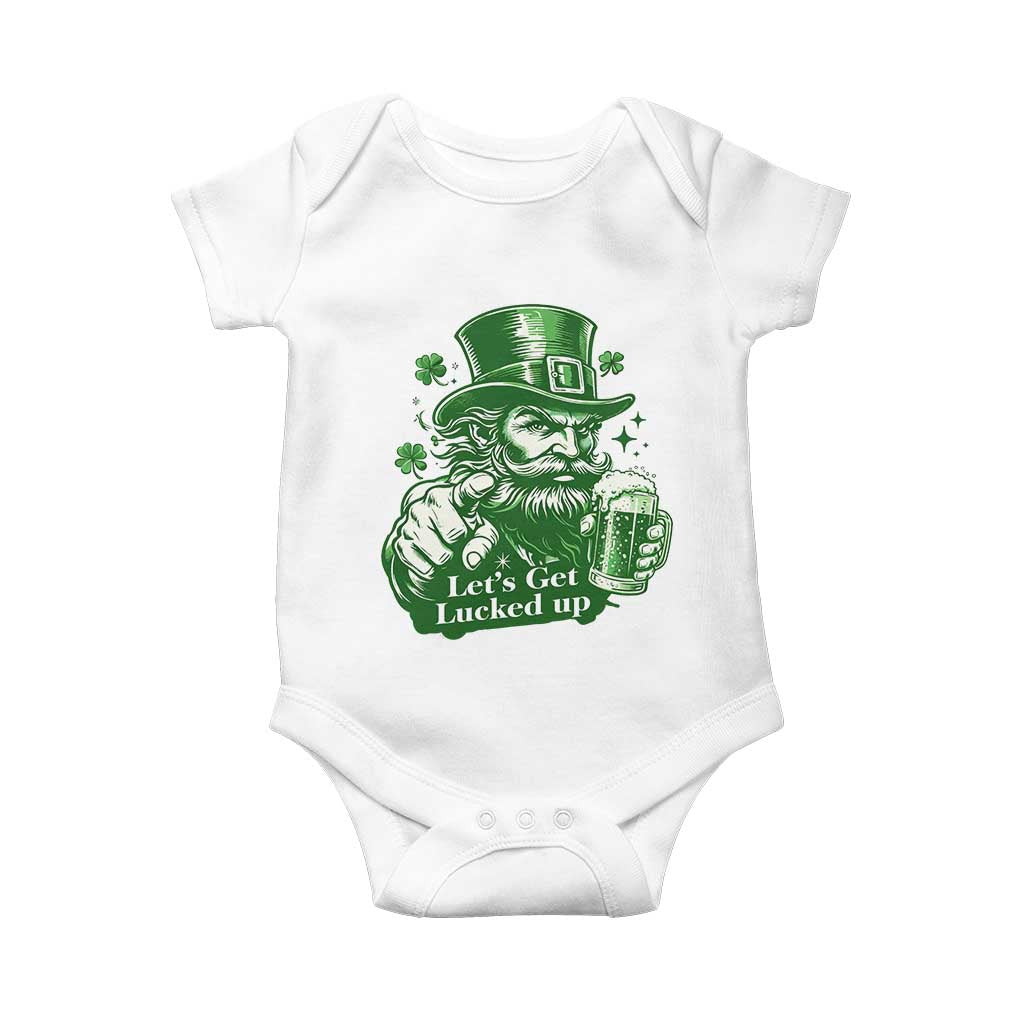 Lets Get Lucked Up Baby Onesie St Patricks Day Party Humor