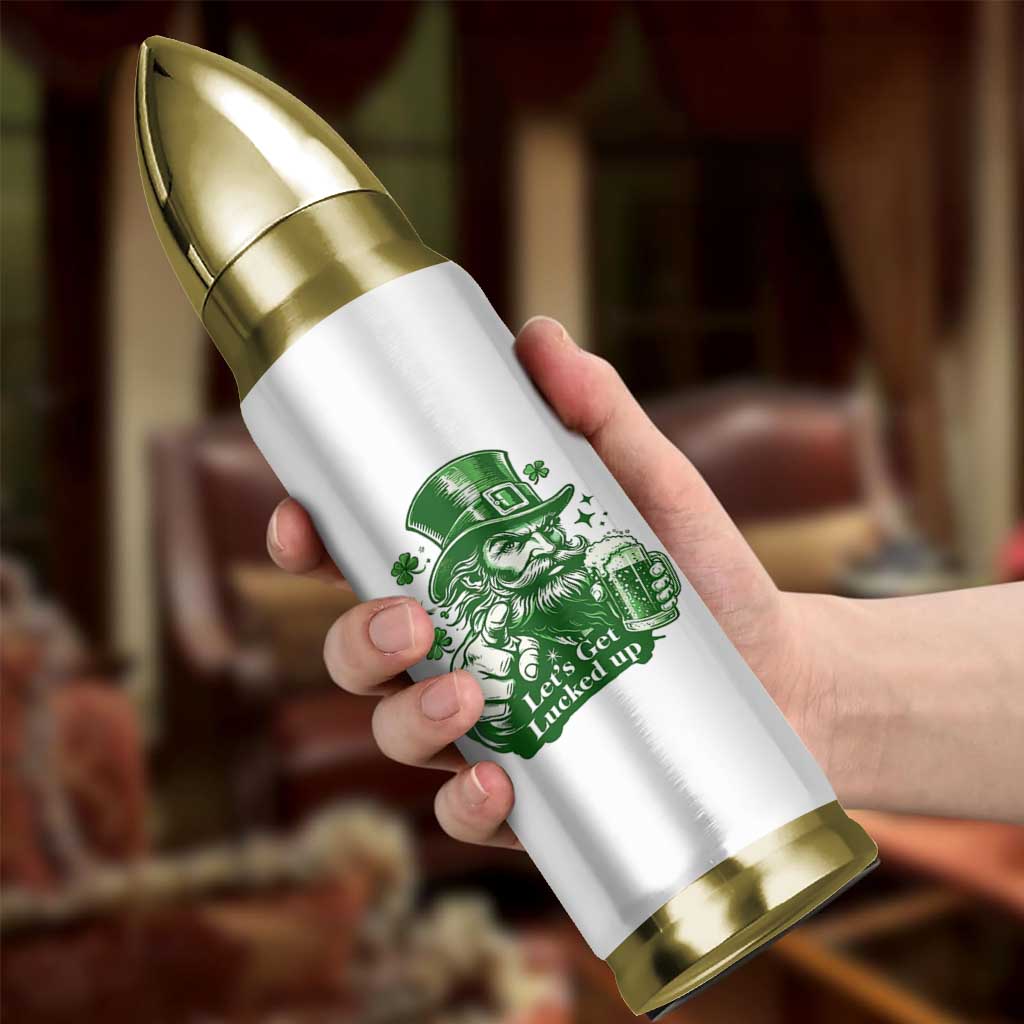 Lets Get Lucked Up Bullet Tumbler St Patricks Day Party Humor