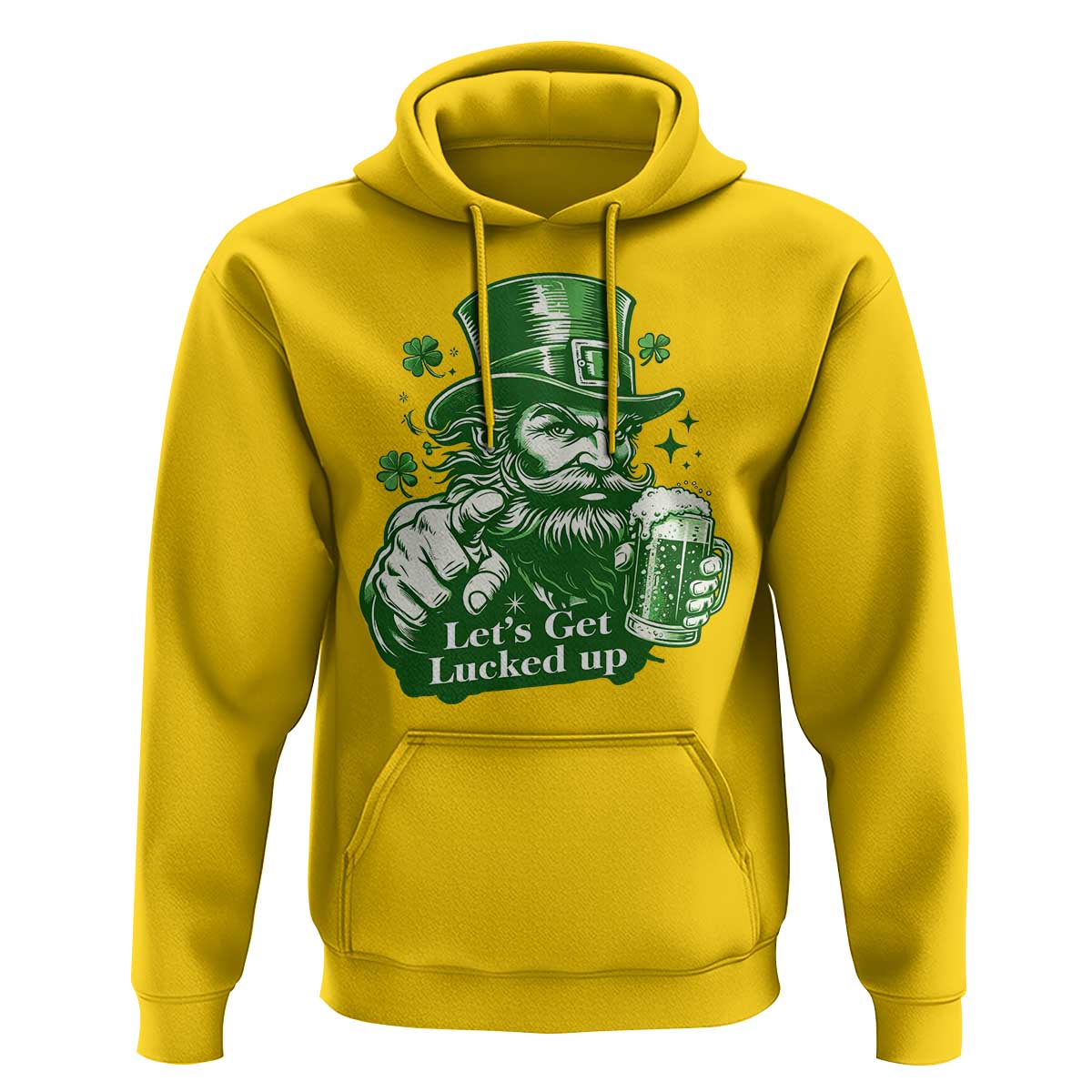 Lets Get Lucked Up Hoodie St Patricks Day Party Humor
