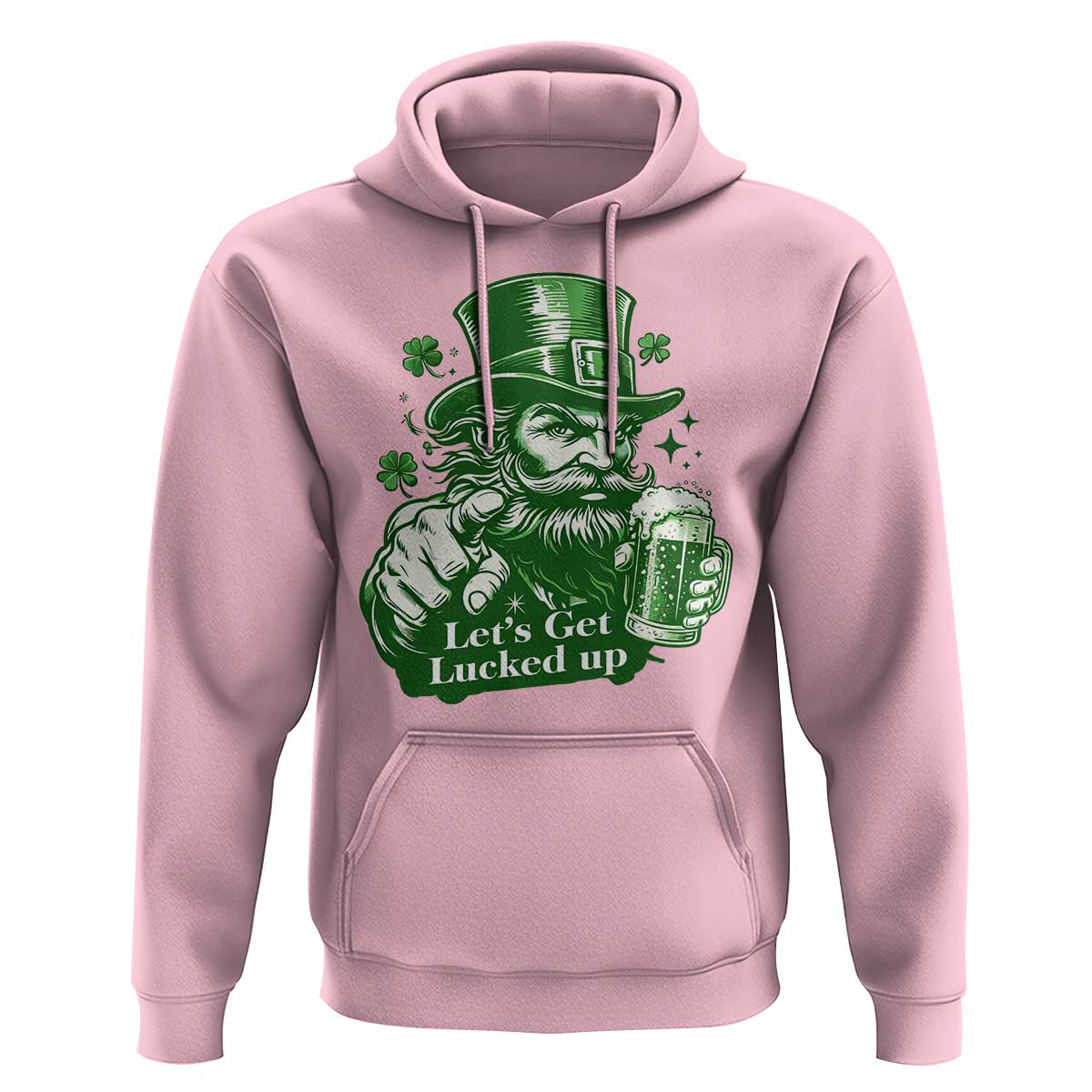 Lets Get Lucked Up Hoodie St Patricks Day Party Humor