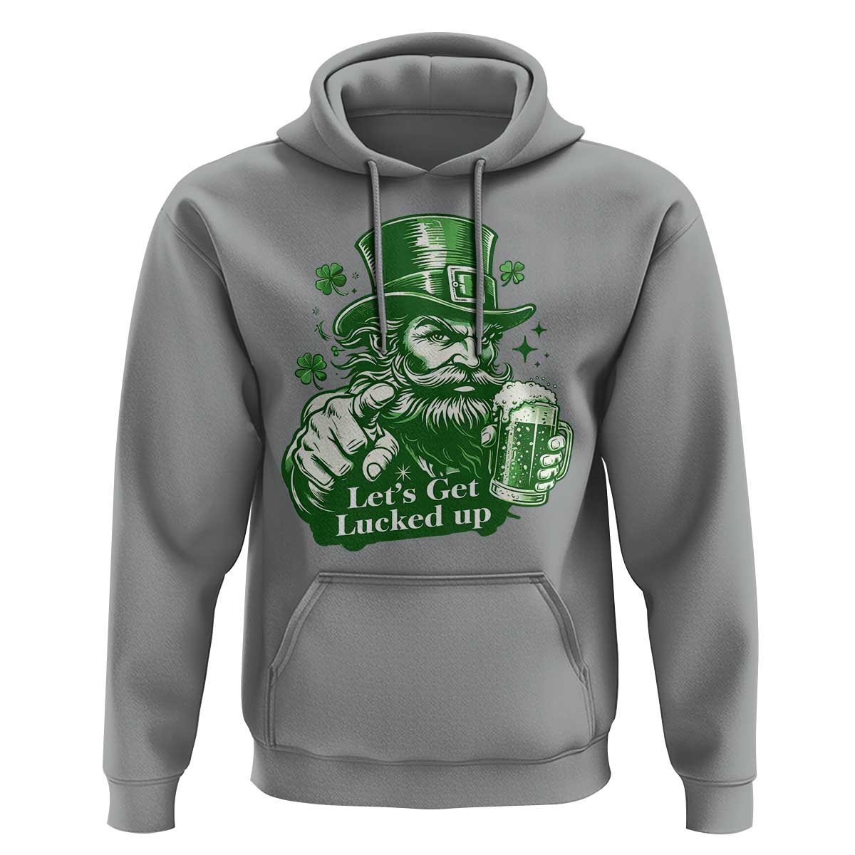 Lets Get Lucked Up Hoodie St Patricks Day Party Humor