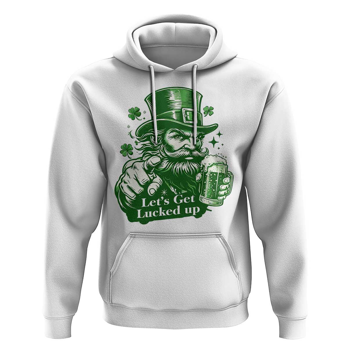 Lets Get Lucked Up Hoodie St Patricks Day Party Humor