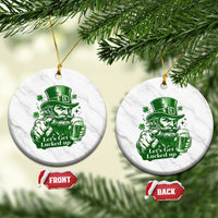 Lets Get Lucked Up Ceramic Ornament St Patricks Day Party Humor