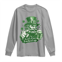 Lets Get Lucked Up Long Sleeve Shirt St Patricks Day Party Humor
