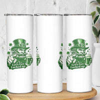 Lets Get Lucked Up Skinny Tumbler St Patricks Day Party Humor