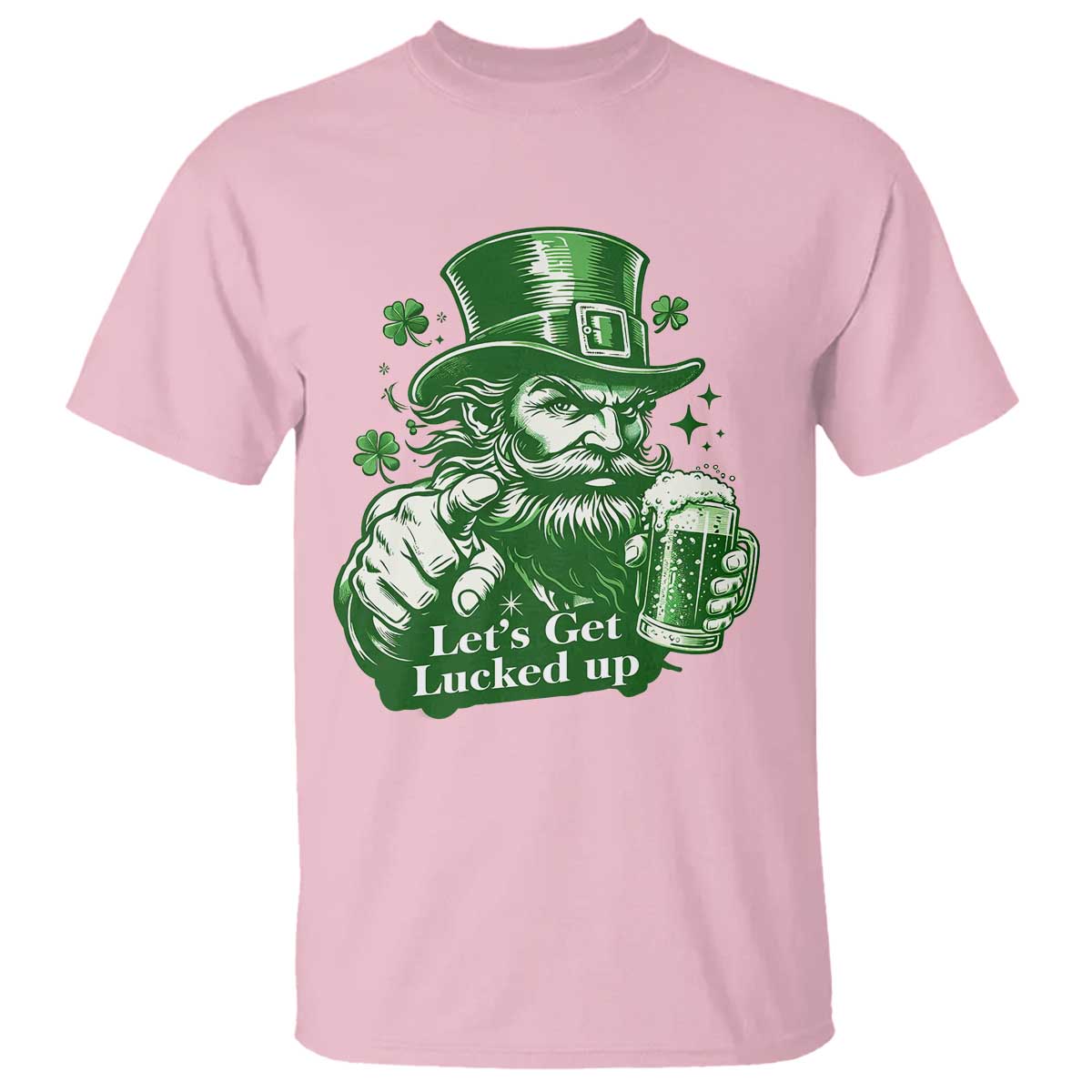 Lets Get Lucked Up T Shirt St Patricks Day Party Humor
