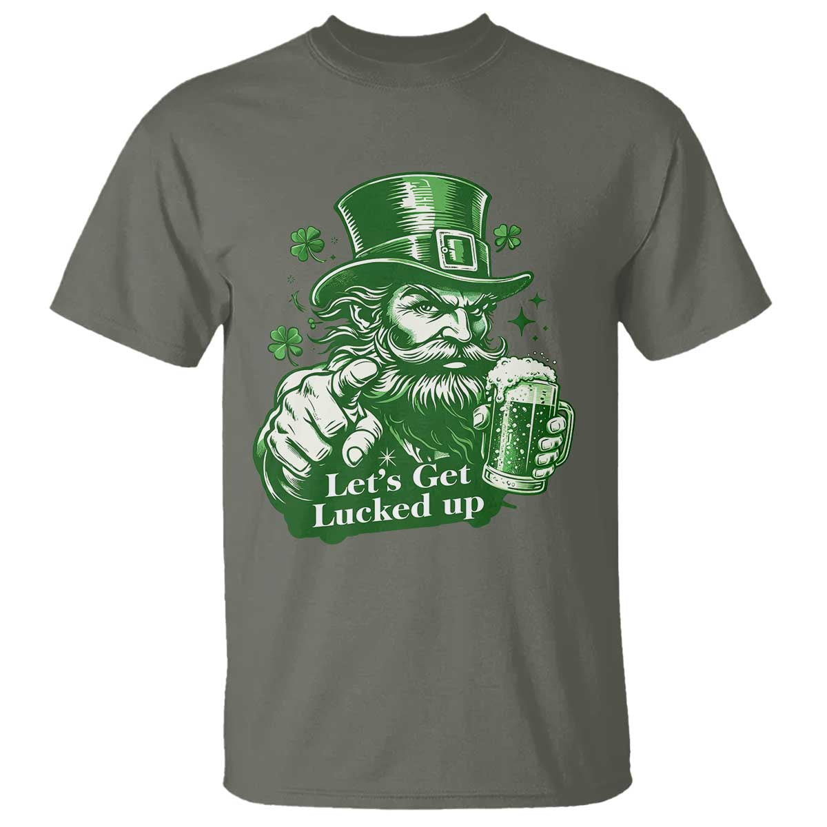 Lets Get Lucked Up T Shirt St Patricks Day Party Humor