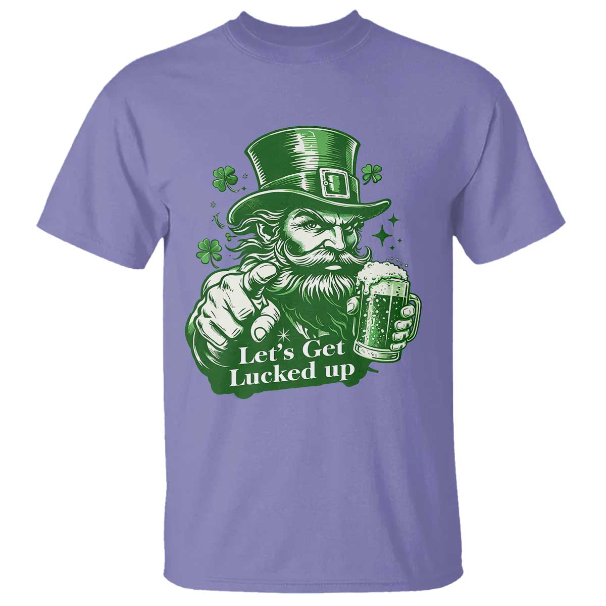 Lets Get Lucked Up T Shirt St Patricks Day Party Humor