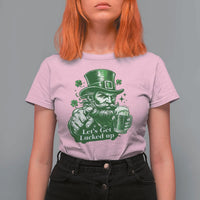 Lets Get Lucked Up T Shirt For Women St Patricks Day Party Humor