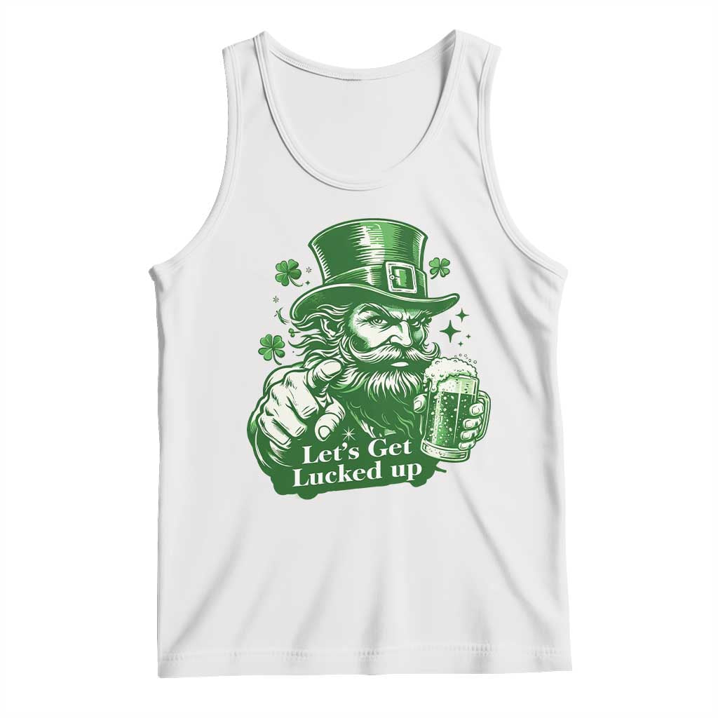 Lets Get Lucked Up Tank Top St Patricks Day Party Humor