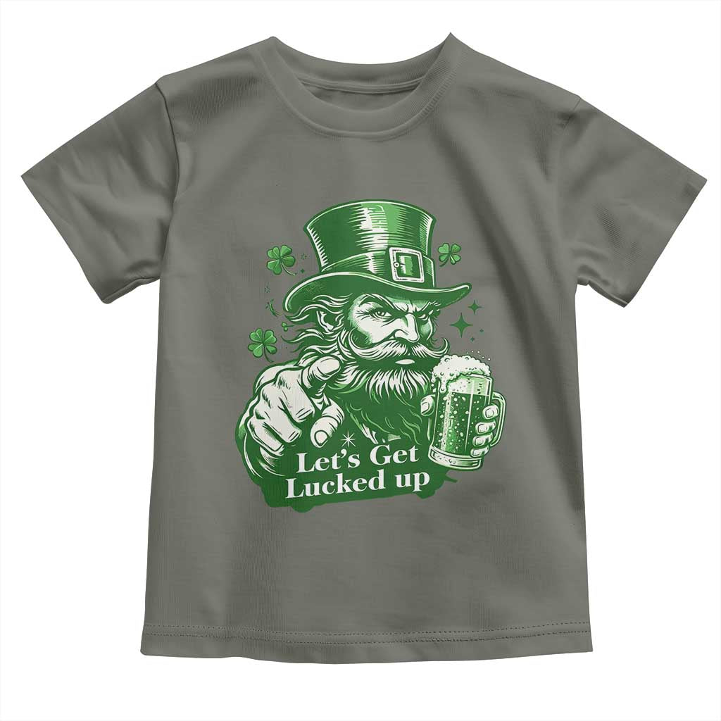 Lets Get Lucked Up Toddler T Shirt St Patricks Day Party Humor