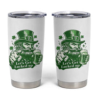 Lets Get Lucked Up Tumbler Cup St Patricks Day Party Humor