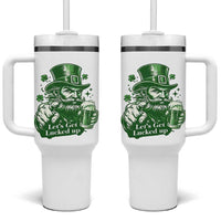 Lets Get Lucked Up Tumbler With Handle St Patricks Day Party Humor