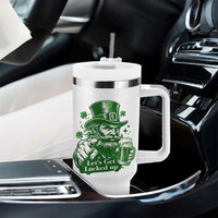 Lets Get Lucked Up Tumbler With Handle St Patricks Day Party Humor
