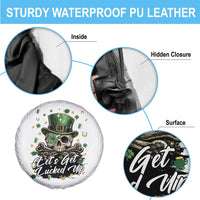 Lets Get Lucked Up Spare Tire Cover Lucky Skeleton St Patricks Day