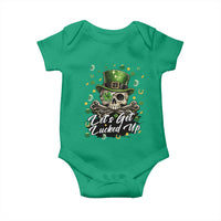 Lets Get Lucked Up Baby Onesie Lucky Skeleton St Patricks Day