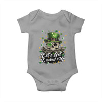 Lets Get Lucked Up Baby Onesie Lucky Skeleton St Patricks Day
