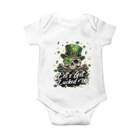 Lets Get Lucked Up Baby Onesie Lucky Skeleton St Patricks Day